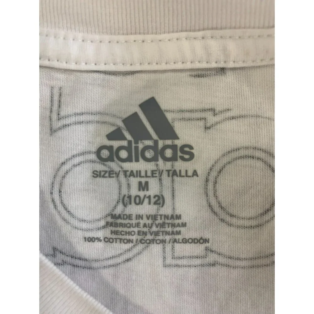 adidas white logo